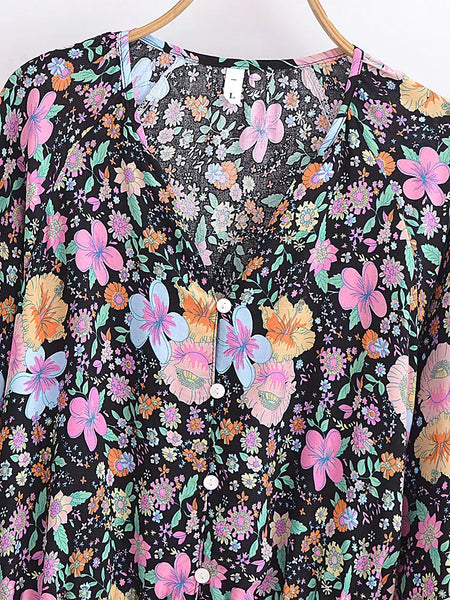 PALOMA Playsuit - Black-Playsuit- Boheme Junction