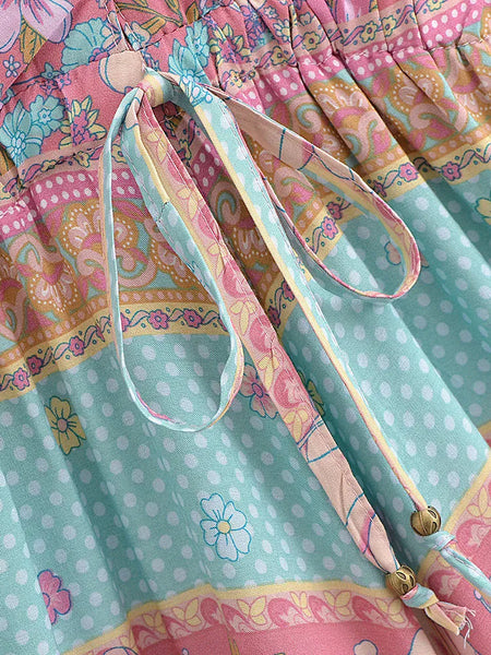 PALOMA Playsuit - Pink-Anhui- Boheme Junction