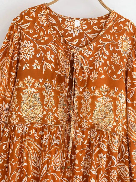 CALANTHA Midi Dress-dress- Boheme Junction