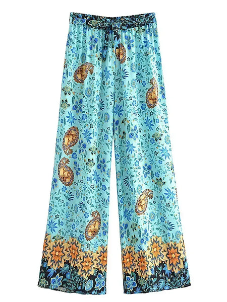 ROMY Pants - Blue-pants- Boheme Junction