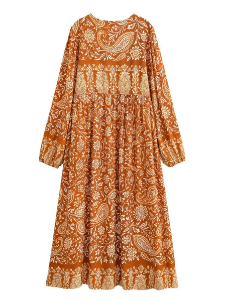 CALANTHA Midi Dress-dress- Boheme Junction