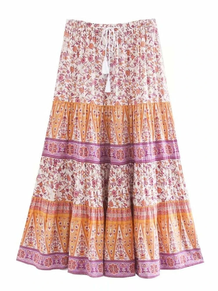 BECK Midi Skirt-Loose- Boheme Junction