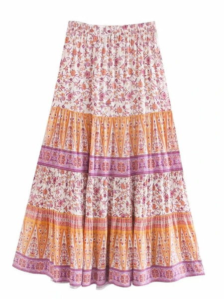 BECK Midi Skirt-Loose- Boheme Junction