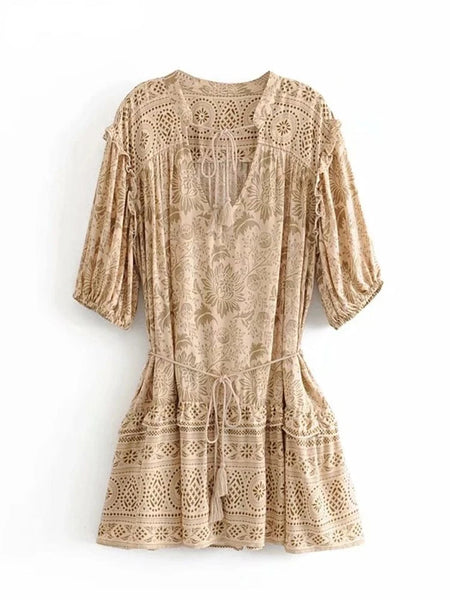 MARIE Mini Dress-BOHEME JUNCTION- Boheme Junction