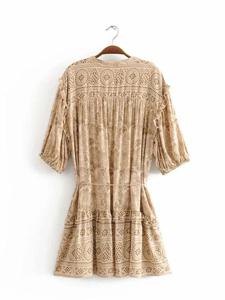 MARIE Mini Dress-BOHEME JUNCTION- Boheme Junction