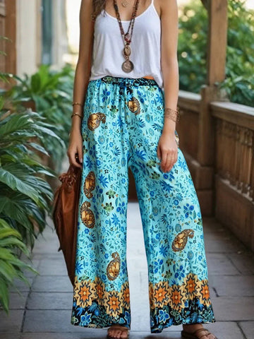 ROMY Pants - Blue-pants- Boheme Junction