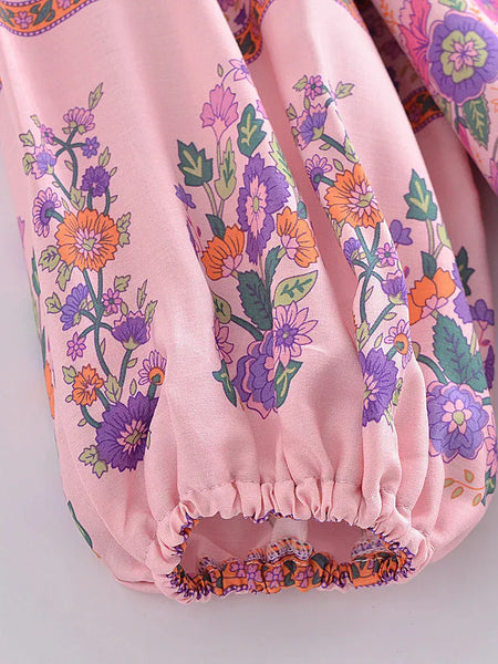 MELBA Top - Pink-blouse- Boheme Junction