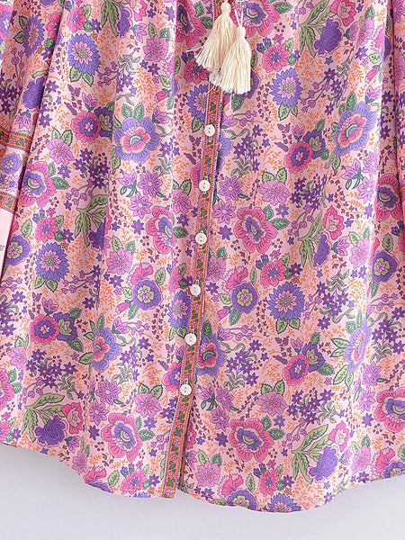 MELBA Top - Pink-blouse- Boheme Junction