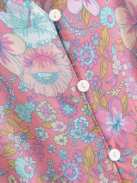 PALOMA Playsuit - Pink-Anhui- Boheme Junction