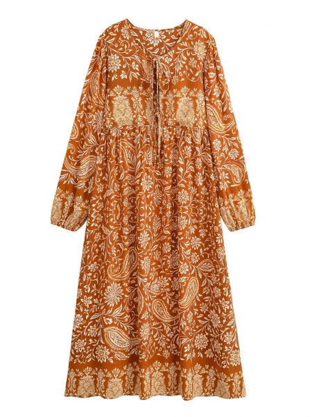 CALANTHA Midi Dress-dress- Boheme Junction