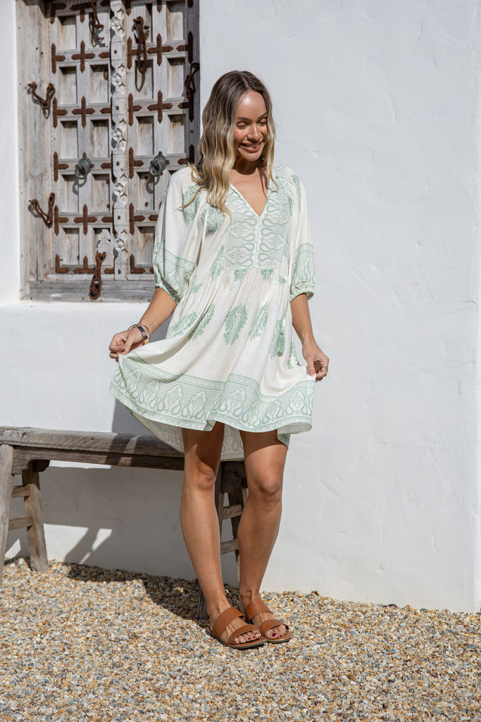 boho mini dresses australia Boho Dreams Babydoll Mini Dress