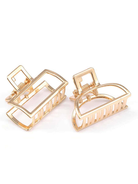AMERY Hair Claw Clip Set - Gold- Boheme Junction