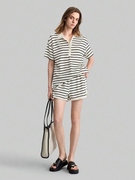 BOHEME JUNCTION Women Co-ords ANISTON Short & Top Set
