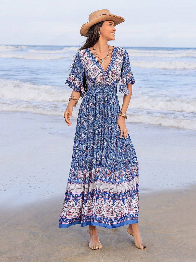 CHANTELLE Maxi Dress - Blue | Boho Dress Australia | BOHEME JUNCTION CHANTELLE Maxi Dress - Blue | Boho Dress Australia | BOHEME JUNCTION