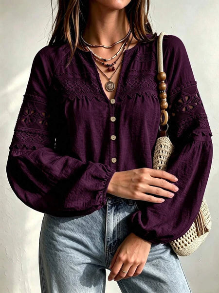 BOBBY Top - Burgundy-Women Tops, Blouses & Tee- Boheme Junction