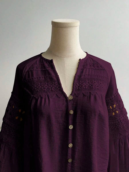 BOBBY Top - Burgundy-Women Tops, Blouses & Tee- Boheme Junction