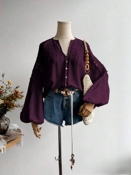 BOBBY Top - Burgundy-Women Tops, Blouses & Tee- Boheme Junction