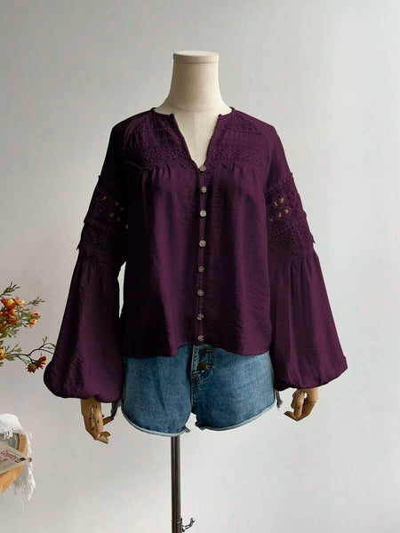 BOBBY Top - Burgundy-Women Tops, Blouses & Tee- Boheme Junction