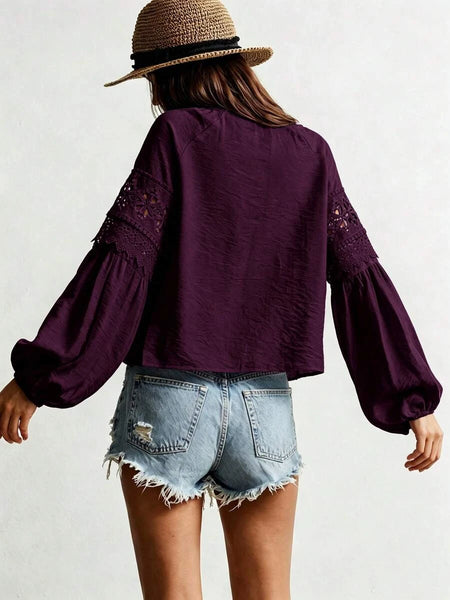 BOBBY Top - Burgundy-Women Tops, Blouses & Tee- Boheme Junction