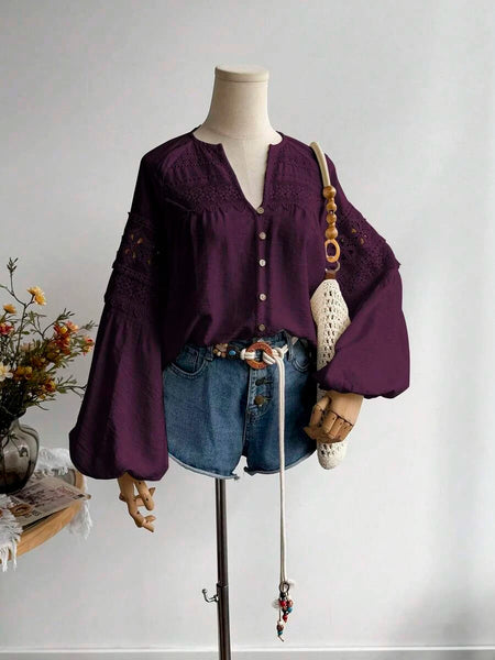 BOBBY Top - Burgundy-Women Tops, Blouses & Tee- Boheme Junction
