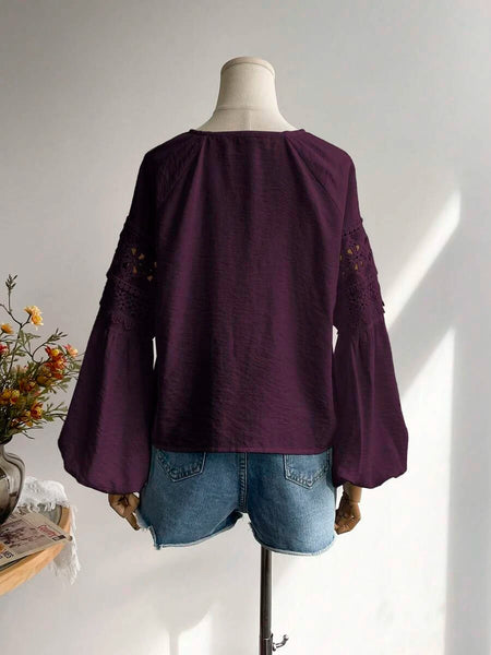 BOBBY Top - Burgundy-Women Tops, Blouses & Tee- Boheme Junction
