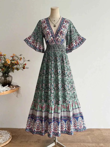 Boheme Junction Women Dresses CHANTELLE Maxi Dress - Green