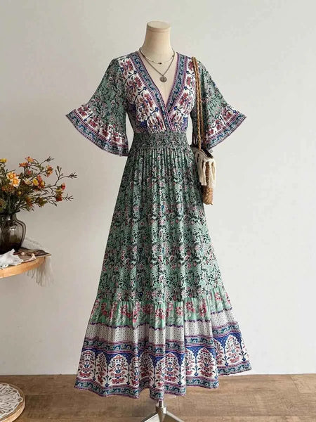Boheme Junction Women Dresses CHANTELLE Maxi Dress - Green