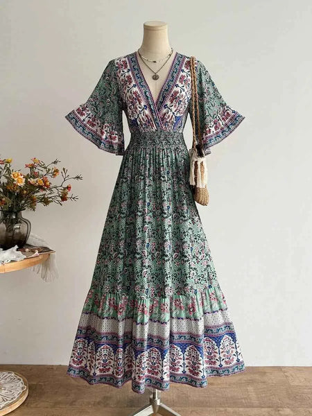 Boheme Junction Women Dresses CHANTELLE Maxi Dress - Green