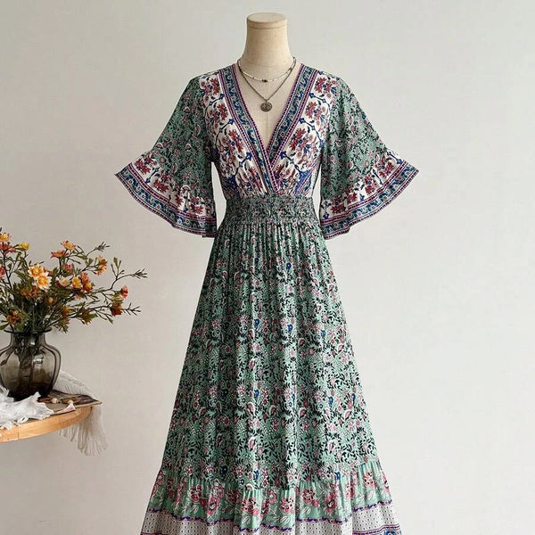 Boheme Junction Women Dresses CHANTELLE Maxi Dress - Green