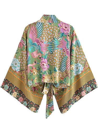 boheme junction Kimono CORINNE Cropped Kimono