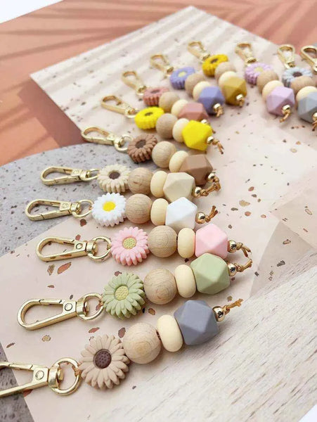 Boheme Junction Keychains & Accessories DAISY Keychain Charm - Teal