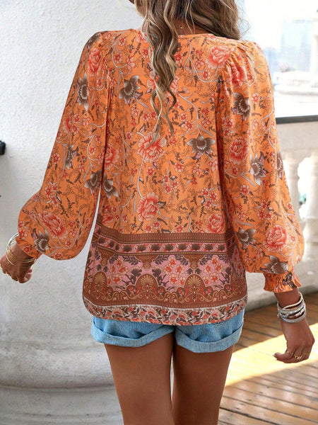 BOHEME JUNCTION Women Blouses EBBY Top - Orange