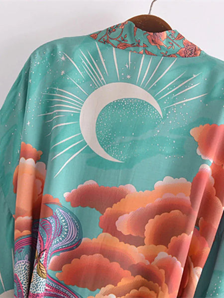 Boheme Junction Kimono GALAXY Kimono - Emerald