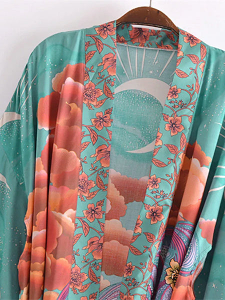Boheme Junction Kimono GALAXY Kimono - Emerald