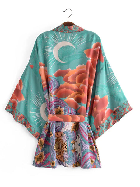 Boheme Junction Kimono GALAXY Kimono - Emerald