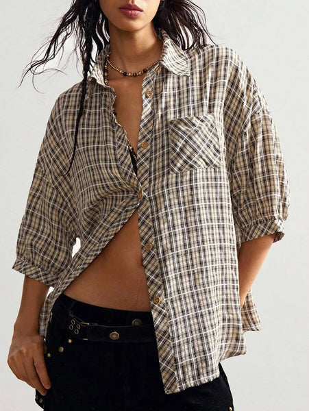 HAZEL Top - Beige-Women Tops, Blouses & Tee- Boheme Junction