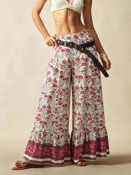 JAMIE Wide Leg Pants - Rose-Women Bottoms- Boheme Junction