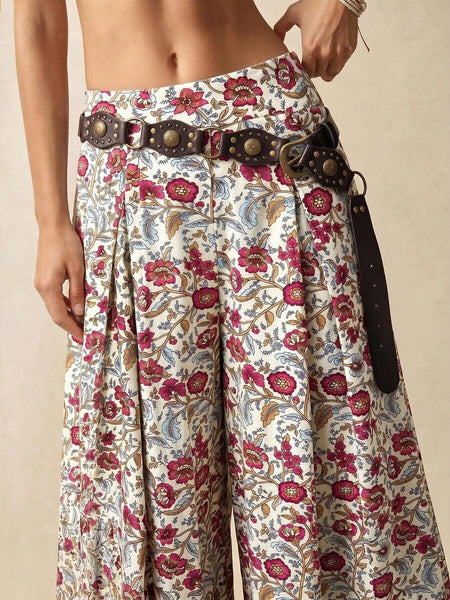 JAMIE Wide Leg Pants - Rose-Women Bottoms- Boheme Junction