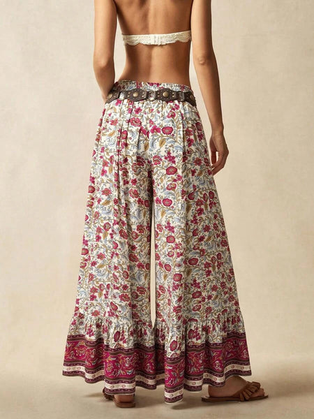 JAMIE Wide Leg Pants - Rose-Women Bottoms- Boheme Junction