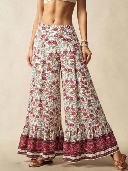 JAMIE Wide Leg Pants - Rose-Women Bottoms- Boheme Junction