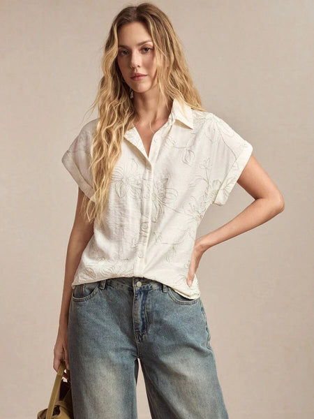 JANE Top - Beige-Women Tops, Blouses & Tee- Boheme Junction