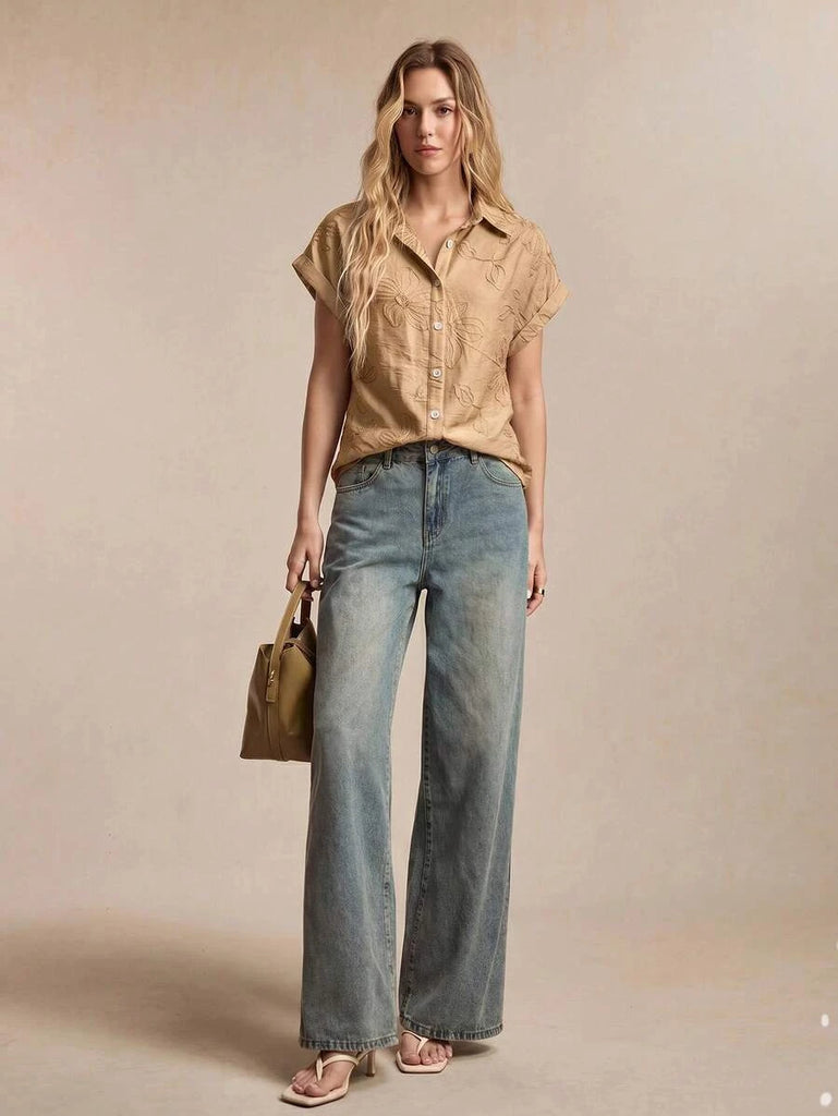 Boheme Junction Women Tops, Blouses & Tee JANE Top - Latte