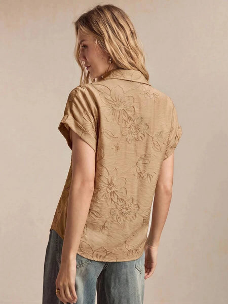 Boheme Junction Women Tops, Blouses & Tee JANE Top - Latte