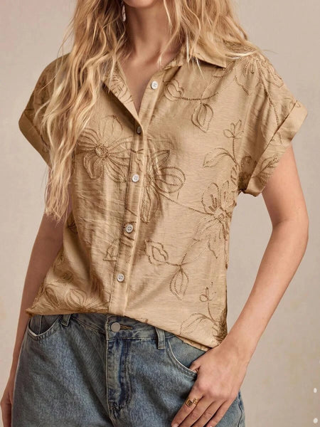 Boheme Junction Women Tops, Blouses & Tee JANE Top - Latte