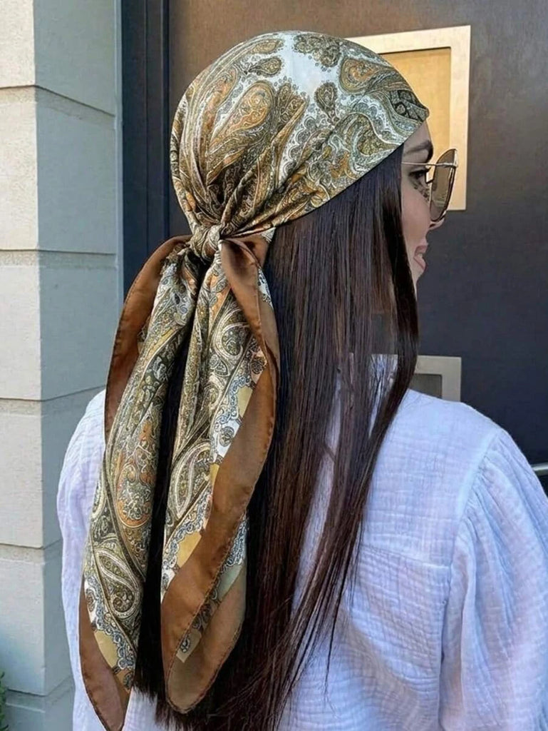 JOSLIN Bandana Head Scarf-Women Scarves & Scarf Accessories- Boheme Junction