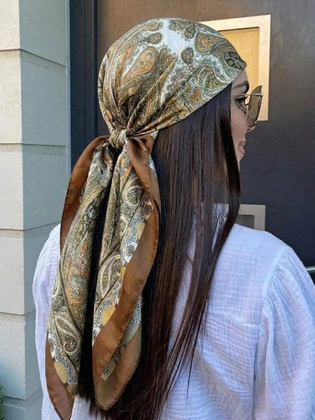 JOSLIN Bandana Head Scarf-Women Scarves & Scarf Accessories- Boheme Junction