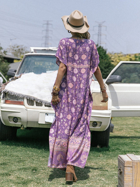 MOLLI Maxi Dress - Purple-Women Dresses- Boheme Junction