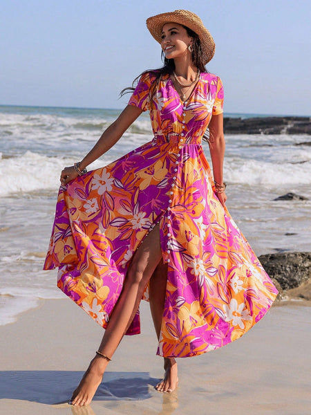 MARA Maxi Dress - Purple-Women Dresses- Boheme Junction