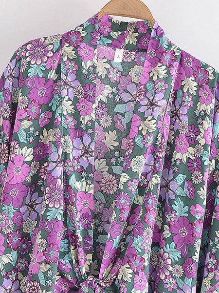 MAYSON Cropped Kimono-Kimono- Boheme Junction