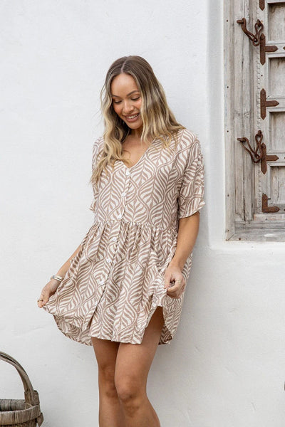 PALMA Mini Dress-Dress- Boheme Junction